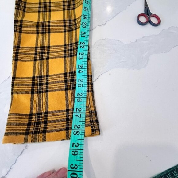 Hot Topic Yellow Plaid Pants With Detachable Chain - Picture 11 of 12